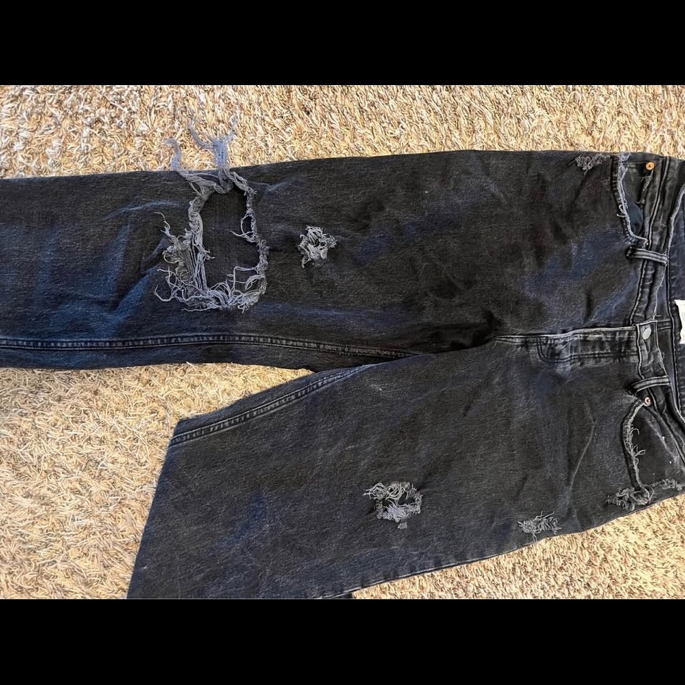Abercrombie curve love dad jeans